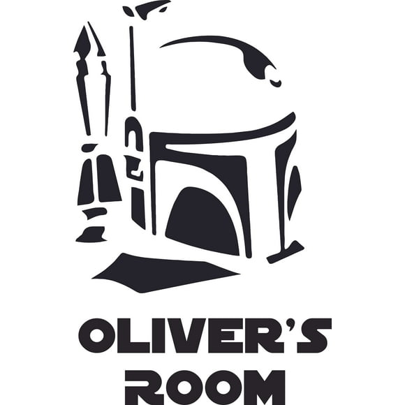 or Playroom Gameroom Star Wars Personalized Vinyl Decal For Boy's Bedroom Customized Name Boba Fett Helmet Wall Decor or Playroom Gameroom Star Wars Personalized Vinyl Decal For Boy's Bedroom Customized Name Boba Fett Helmet Wall Decor